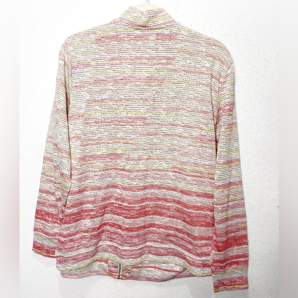 Christopher & Banks Pink Space Dye Knit Long Sleeve‎ Top Women’s Size XL Pockets - Picture 2 of 10